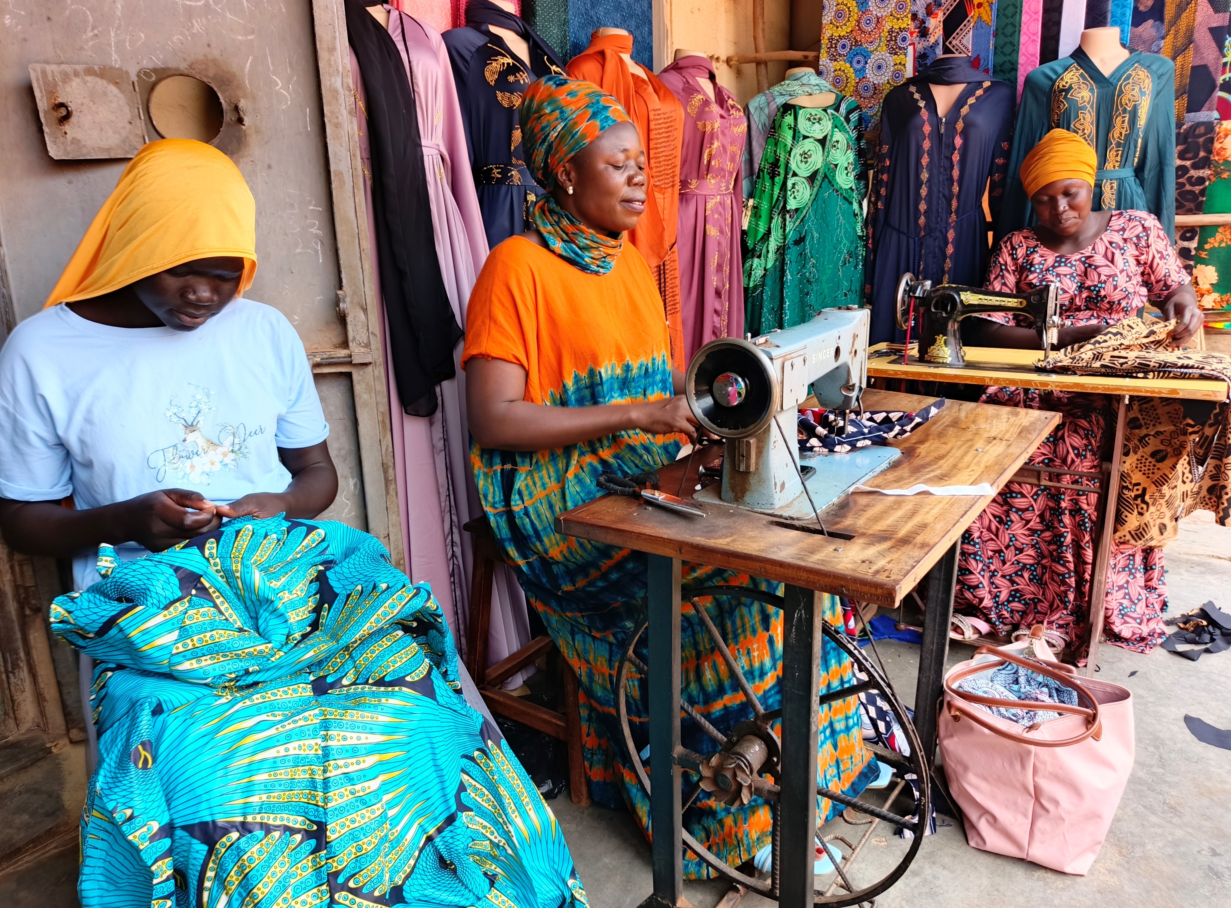Vocational training in tailoring